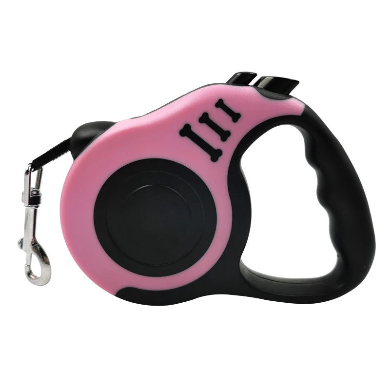 3M Automatic Retractable Dog Leash - Durable Nylon Lead for Small, Medium, and Large Dogs and Cats - Yorkshire Pet Supplies
