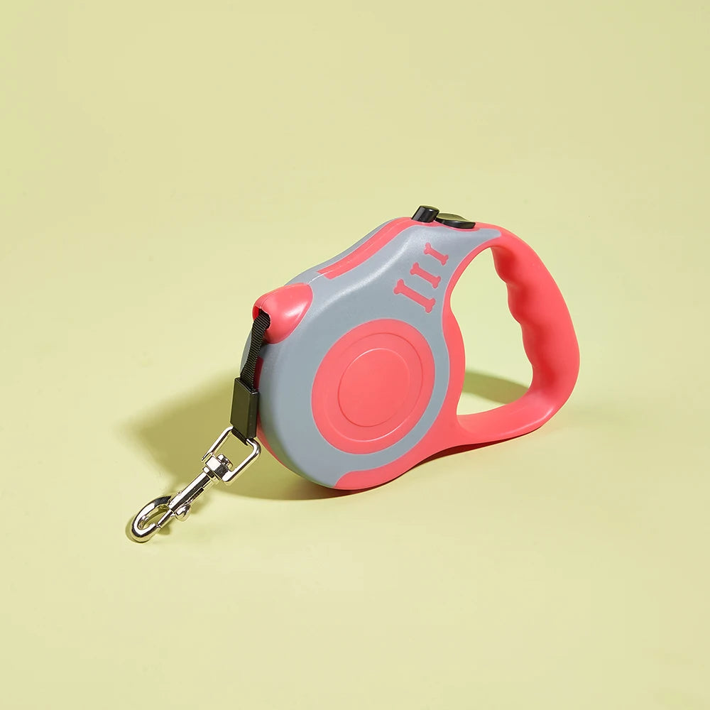 3M Automatic Retractable Dog Leash - Durable Nylon Lead for Small, Medium, and Large Dogs and Cats - Yorkshire Pet Supplies
