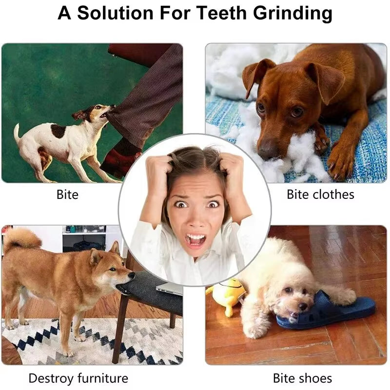Nontoxic Bite-Resistant Dog Toy Ball - Chew and Treat Feeder for Dogs and Cats, Promotes Dental Health