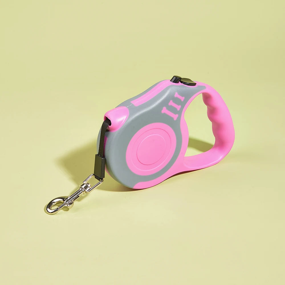 3M Automatic Retractable Dog Leash - Durable Nylon Lead for Small, Medium, and Large Dogs and Cats - Yorkshire Pet Supplies