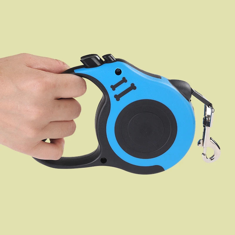 3M Automatic Retractable Dog Leash - Durable Nylon Lead for Small, Medium, and Large Dogs and Cats - Yorkshire Pet Supplies