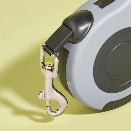 3M Automatic Retractable Dog Leash - Durable Nylon Lead for Small, Medium, and Large Dogs and Cats - Yorkshire Pet Supplies