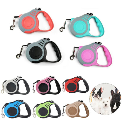 3M Automatic Retractable Dog Leash - Durable Nylon Lead for Small, Medium, and Large Dogs and Cats - Yorkshire Pet Supplies