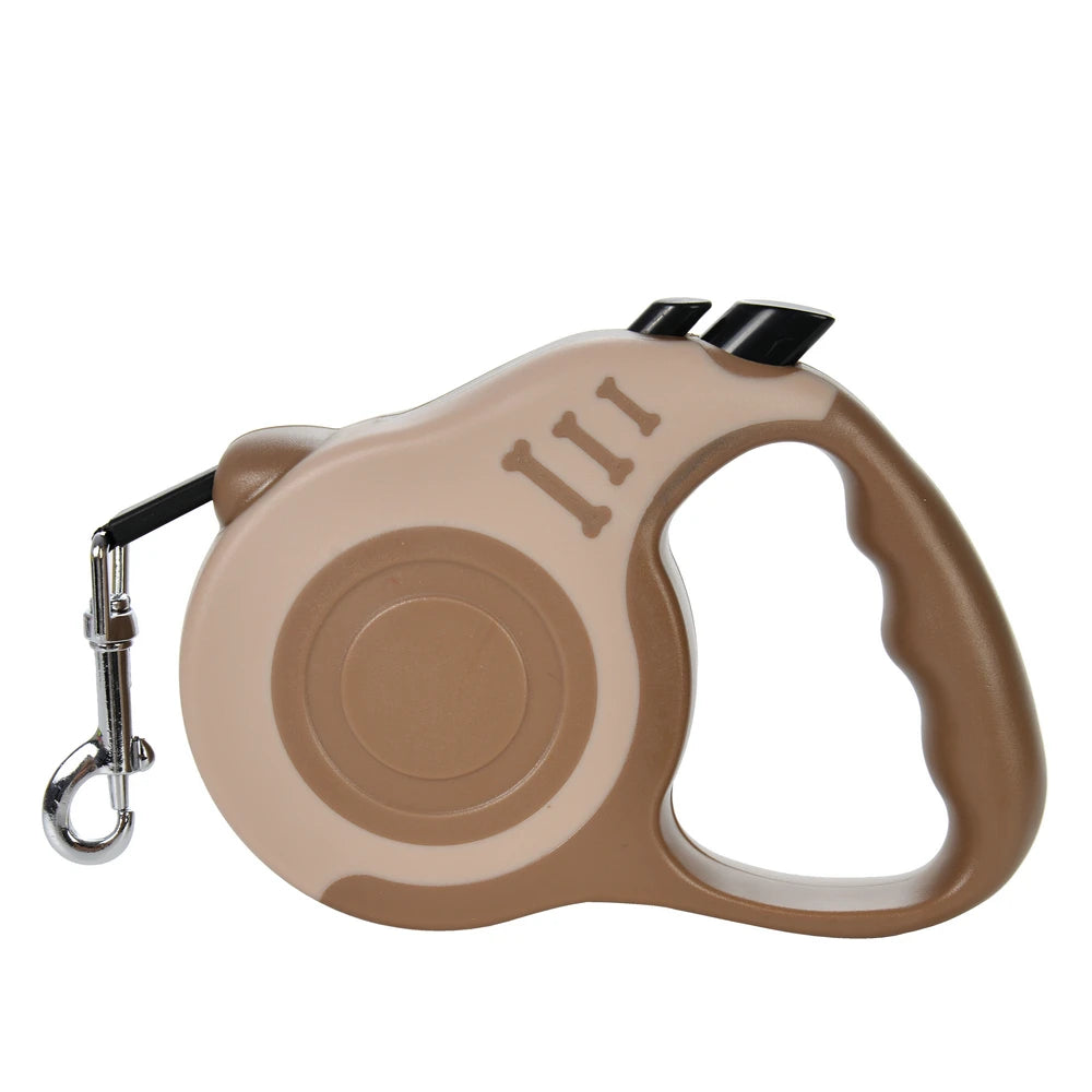 3M Automatic Retractable Dog Leash - Durable Nylon Lead for Small, Medium, and Large Dogs and Cats - Yorkshire Pet Supplies